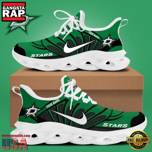 NHL Custom NameDallas Stars New Design 2025 Max Soul Shoes Running Sneakers