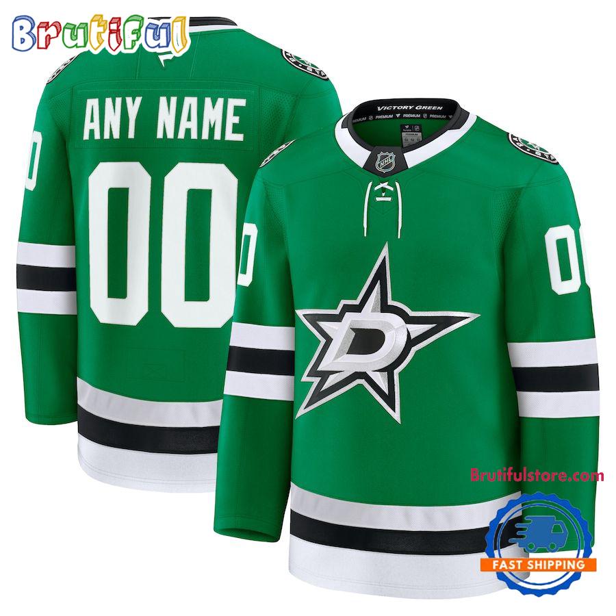 NHL Dallas Stars Home Premium Custom Hockey Jersey