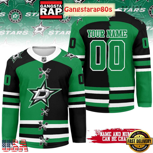 NHL Dallas Stars Mix Home Away 2025 Custom Hockey Jersey