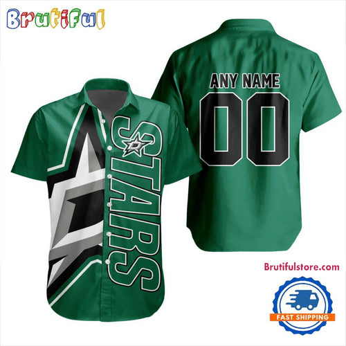 NHL Dallas Stars New Design Hawaiian Shirt, Hockey Team Button Shirt
