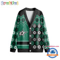 NHL Dallas Stars Spcial Ugly Christmas Hockey Design Cardigan, Hockey Fans Cardigan Shirt