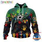 NHL Dallas Stars Special Autism Awareness Personalization Hoodie, TShirt, Sweatshirt
