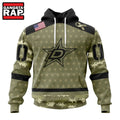 NHL Dallas Stars Special Camo Military Appreciation Hoodie, T Shirt