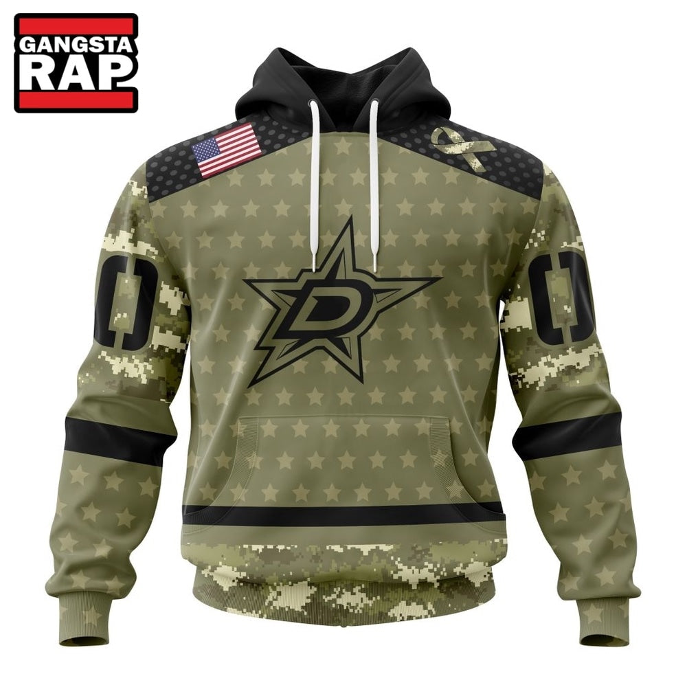 NHL Dallas Stars Special Camo Military Appreciation Hoodie, T Shirt