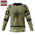 NHL Dallas Stars Special Camo Military Appreciation Hoodie, T Shirt