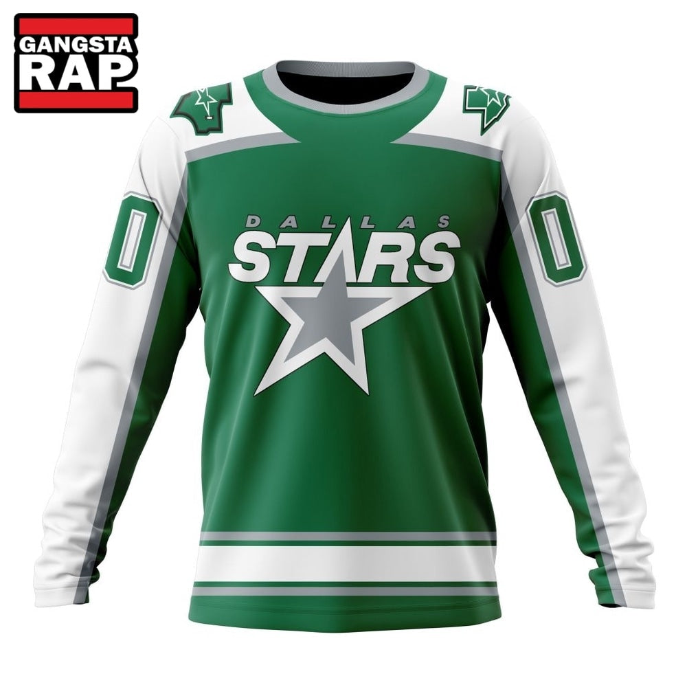 NHL Dallas Stars Specialized Unisex Kits With Retro Concepts Hoodie, T Shirt
