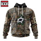 NHL Dallas Stars Specialized Unisex Vest Kits With Realtree Camo Hoodie, T Shirt