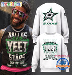 NHL Dallas Stars x YEET White Hoodie T-Shirt