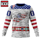 NHL Detroit Red Wings Armed Forces Appreciation Design Hoodie, T Shirt