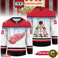 NHL Detroit Red Wings Christmas 2025 Custom Number Hockey Jersey