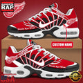 NHL Custom Name Detroit Red Wings New Design Air Max Plus Shoes Running Sneakers