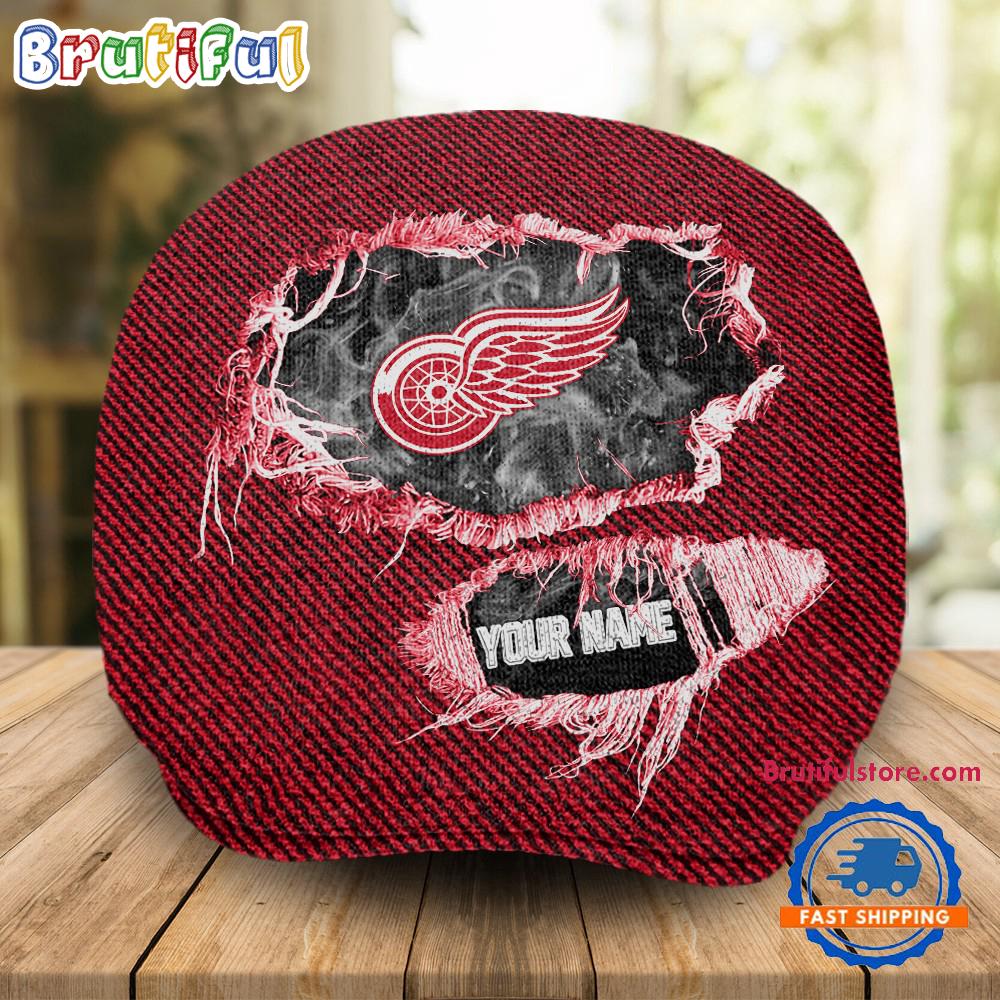 NHL Detroit Red Wings Hockey Logo Team Design Jeff Cap