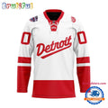 NHL Detroit Red Wings Personalized 2025 Stadium Series Lace Hockey Jersey