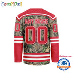 NHL Detroit Red Wings Special Realtree Camo Hunting Hockey Jersey