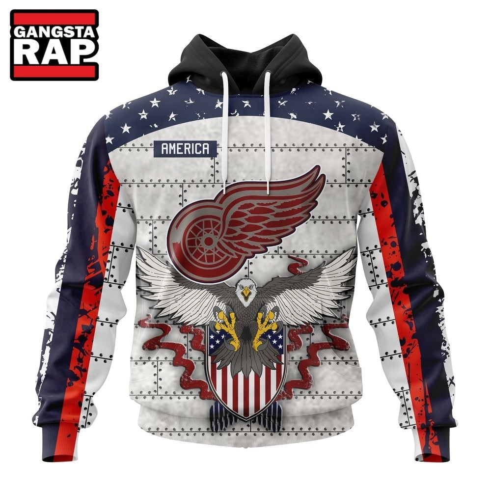 NHL Detroit Red Wings Specialized In US Concepts Unisex Hoodie, T Shirt