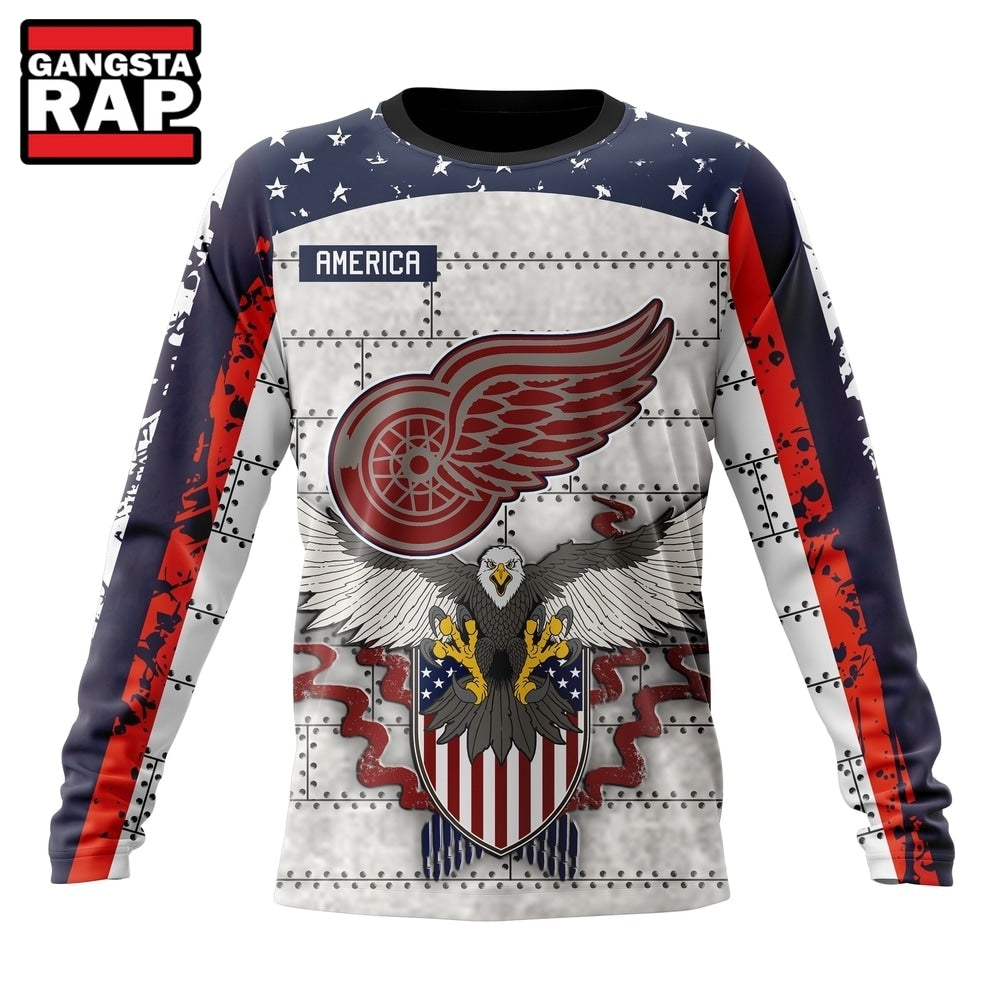 NHL Detroit Red Wings Specialized In US Concepts Unisex Hoodie, T Shirt