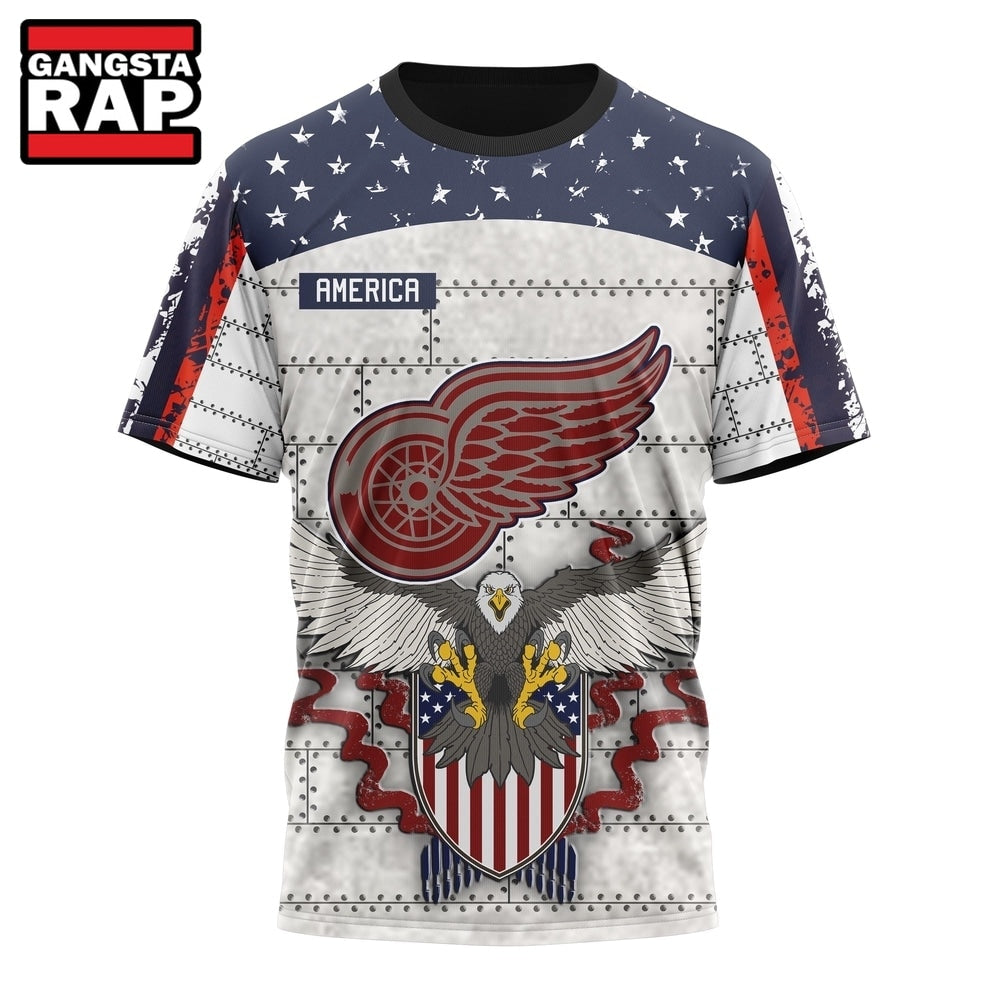 NHL Detroit Red Wings Specialized In US Concepts Unisex Hoodie, T Shirt