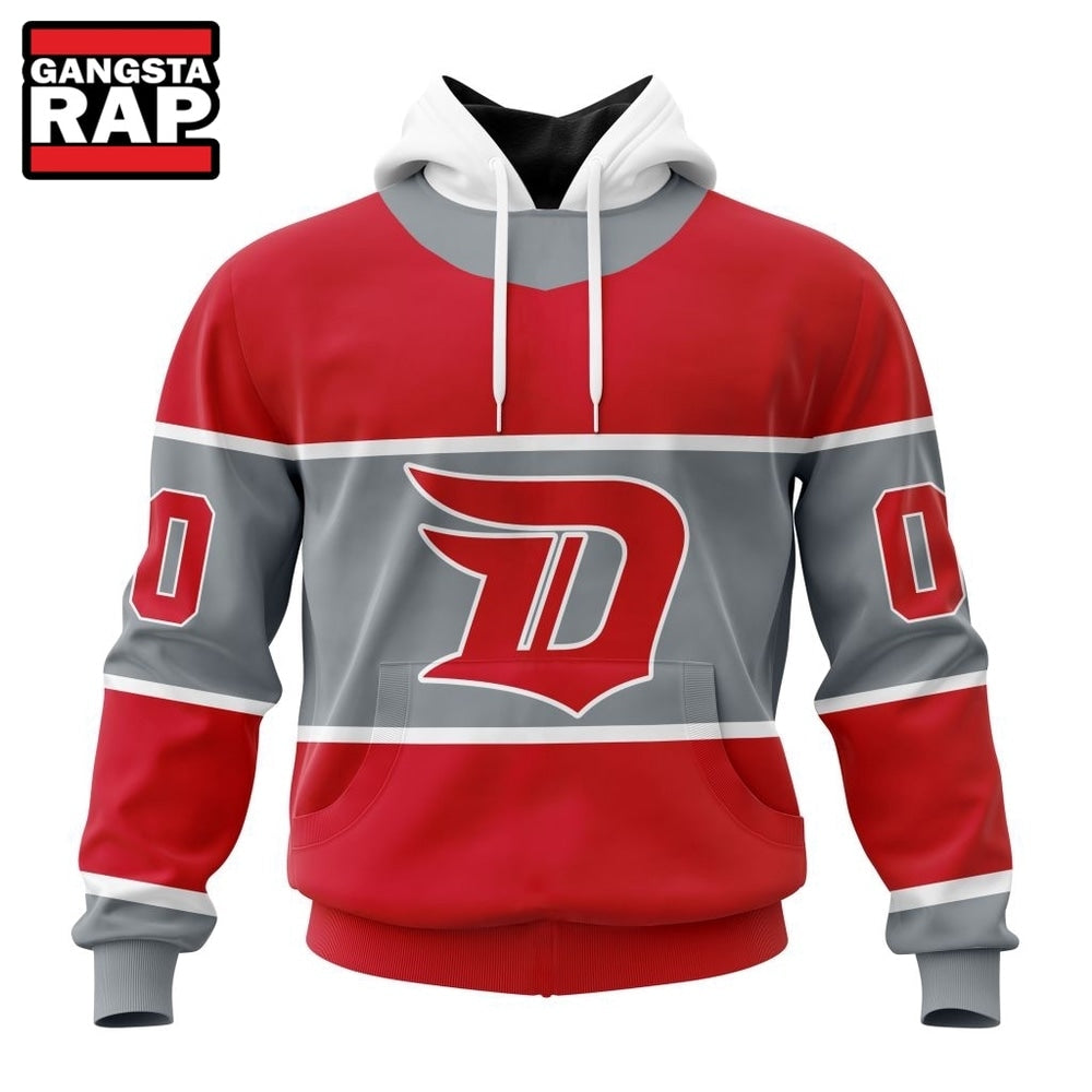 NHL Detroit Red Wings Specialized Unisex Kits With Retro Concepts Hoodie, T Shirt