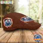 NHL Edmonton Oilers Hockey Logo Team Design Jeff Cap
