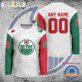 NHL Edmonton Oilers Personalized Mexican Heritage Hockey Jersey