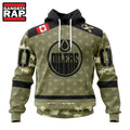 NHL Edmonton Oilers Special Camo Military Appreciation Hoodie, T Shirt