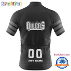 NHL Edmonton Oilers Special Mono Cycling Jersey, Hockey Team Design Jersey