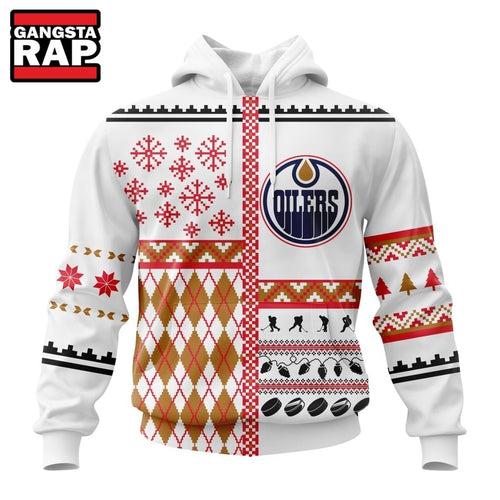 NHL Edmonton Oilers Specialized Christmas Is Coming New Design Hoodie, T Shirt