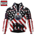 NHL Edmonton Oilers Specialized Kits For Honor USS Military Hoodie, T Shirt