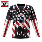 NHL Edmonton Oilers Specialized Kits For Honor USS Military Hoodie, T Shirt