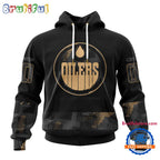 NHL Edmonton Oilers Veterans Military Appreciation Design Hoodie, Sweatshirt, TShirt