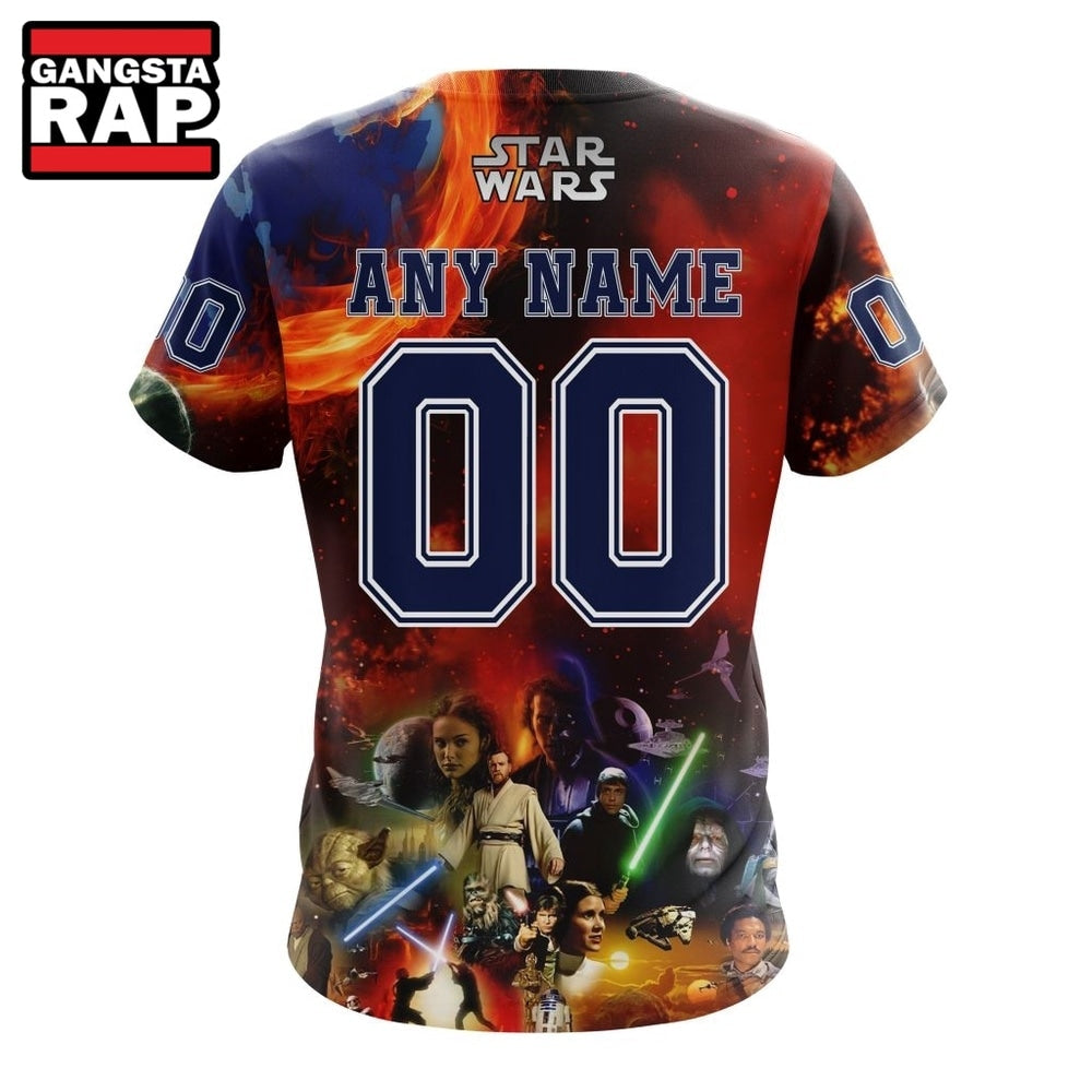 NHL Edmonton Oilers x Star War Specialized Design Hoodie, T Shirt