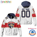 NHL Florida Panthers Away Windbreaker Outdoor Jacket, Personalized Hockey Team Jacket Outfits