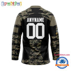 NHL Florida Panthers Custom Honoring Veterans Camo Hockey Jersey