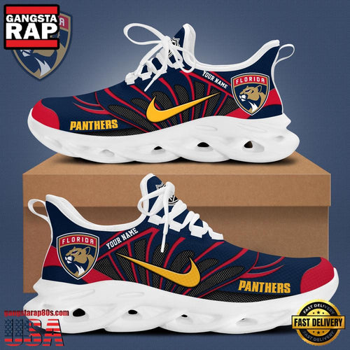 NHL Custom NameFlorida Panthers New Design 2025 Max Soul Shoes Running Sneakers