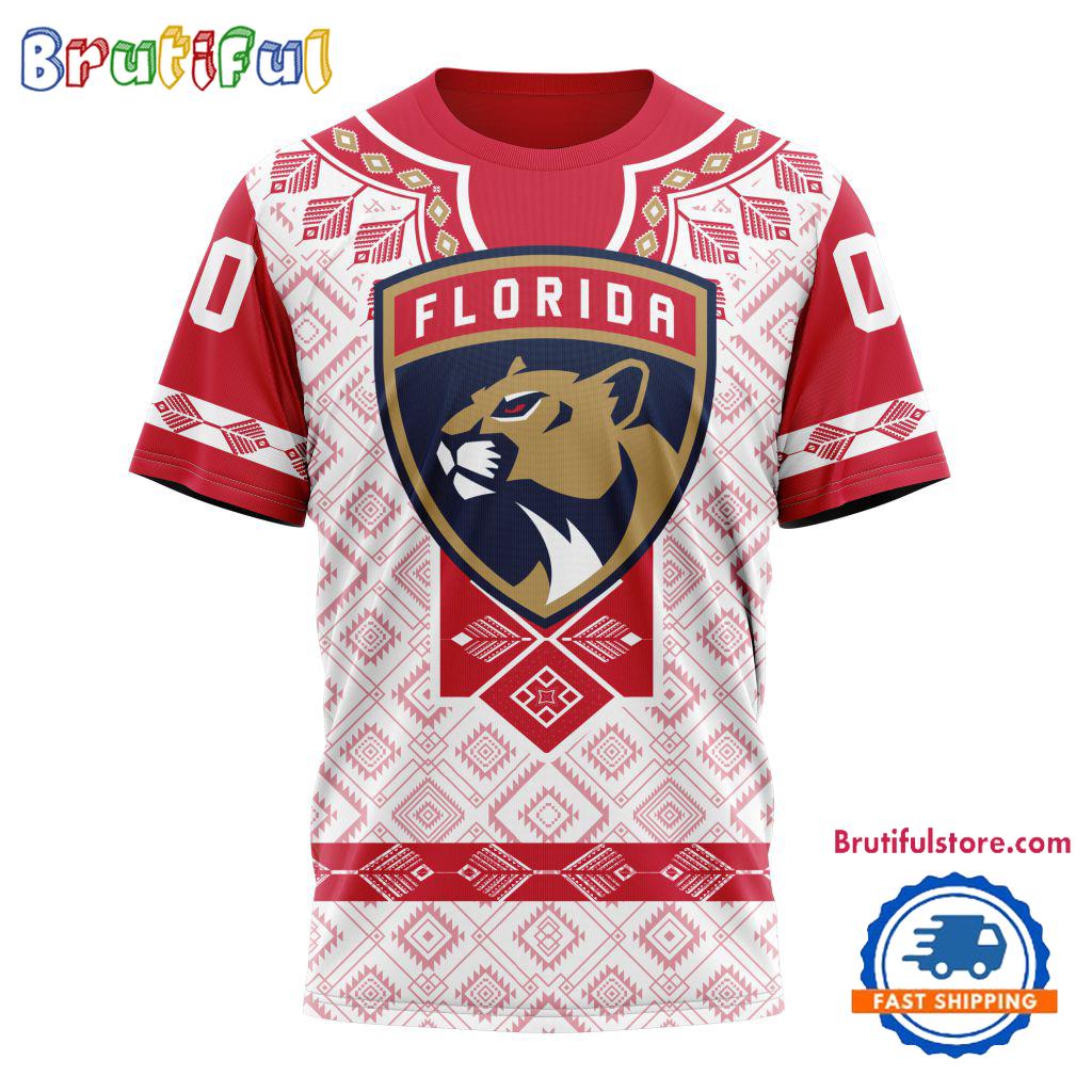 NHL Florida Panthers Hockey Team Native Heritage Design T Shirt, Hoodie, Sweatshirt