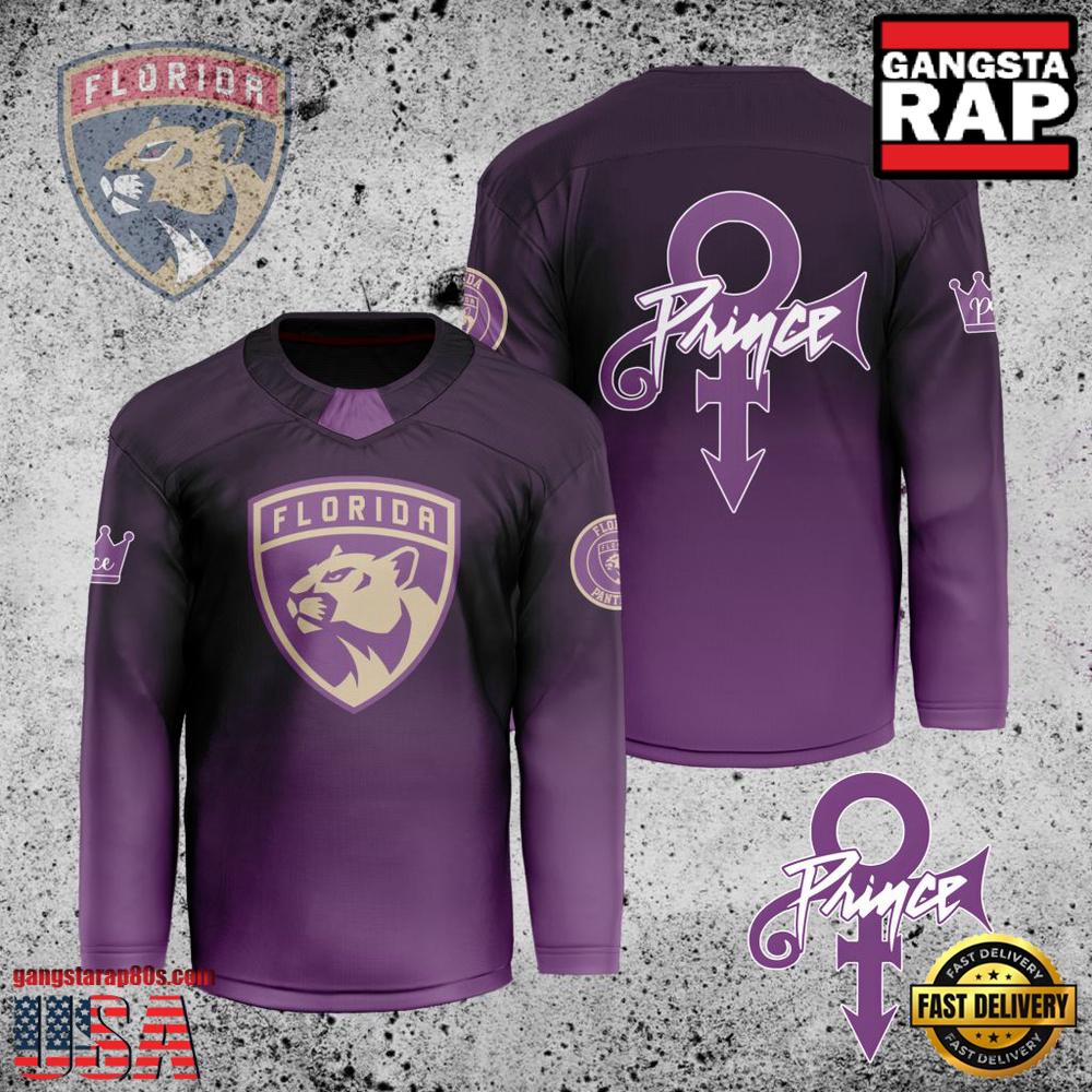 NHL Custom Name Number Florida Panthers Prince New Design Hockey Jersey