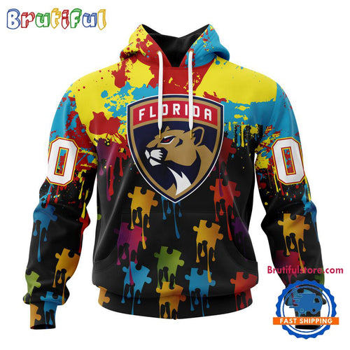NHL Florida Panthers Special Autism Awareness Custom Hoodie, Sweatshirt, TShirt