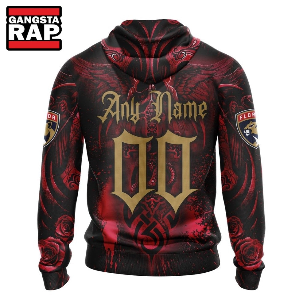 NHL Florida Panthers Special Design Halloween With Skull Art Hoodie, T Shirt