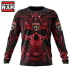 NHL Florida Panthers Special Design Halloween With Skull Art Hoodie, T Shirt