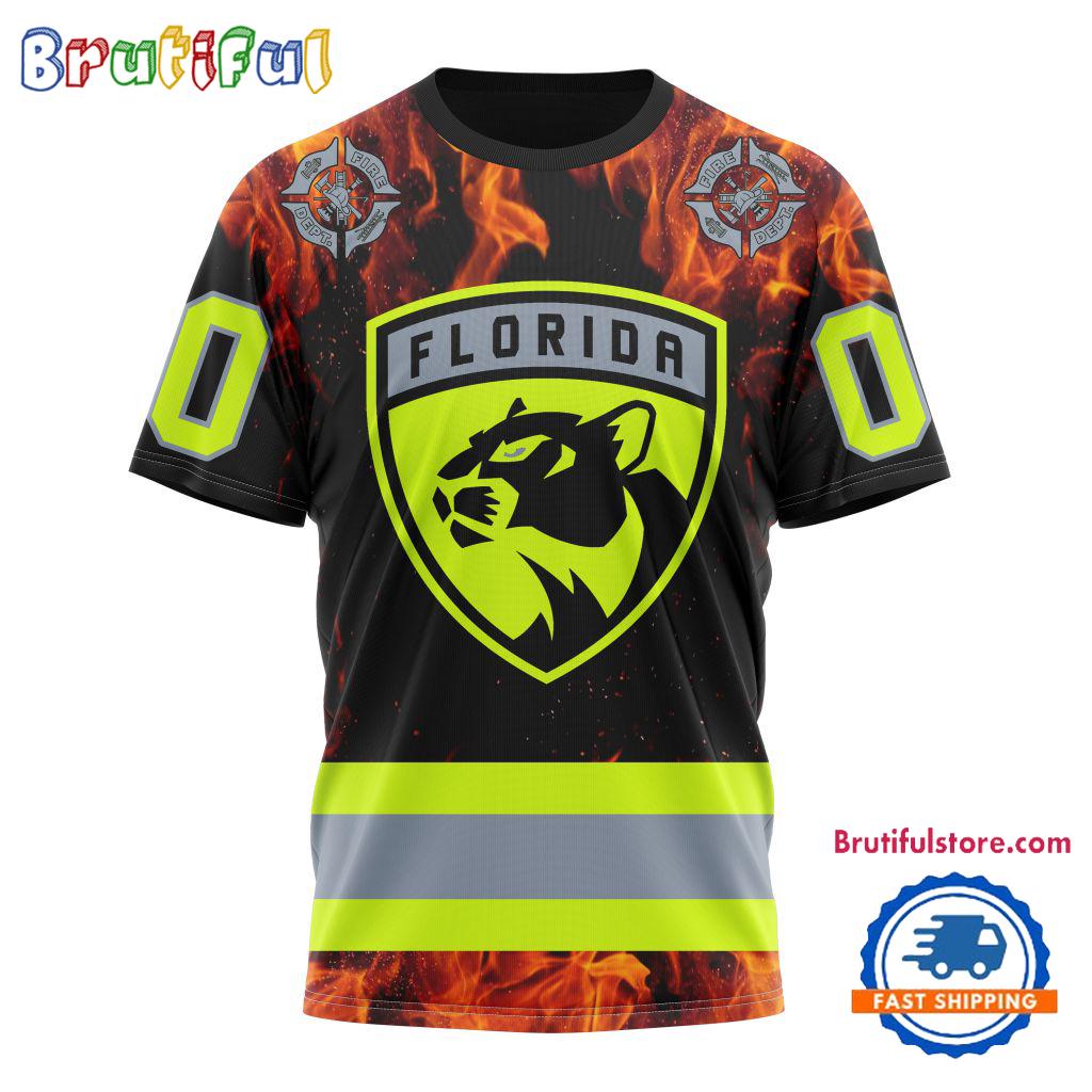 NHL Florida Panthers Special Honoring Firefighters Design T Shirt, Hoodie, Sweatshirt