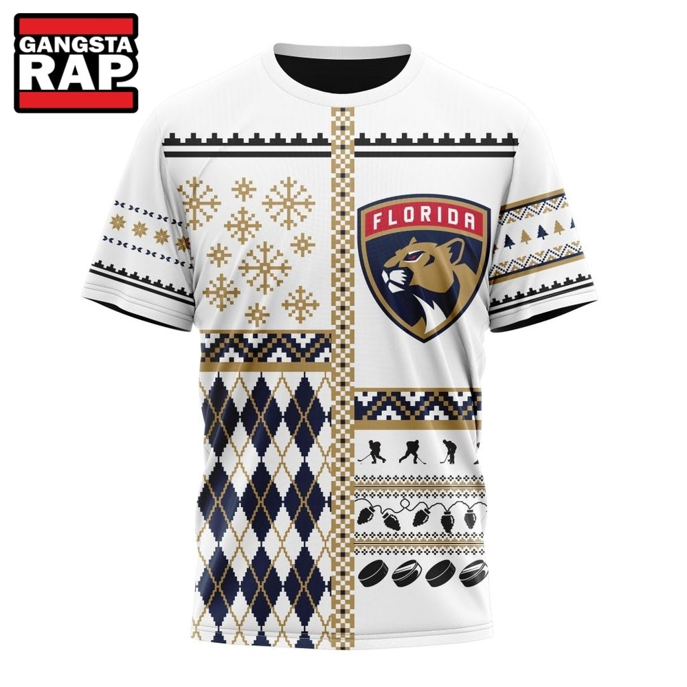 NHL Florida Panthers Specialized Christmas Is Coming New Design Hoodie, T Shirt
