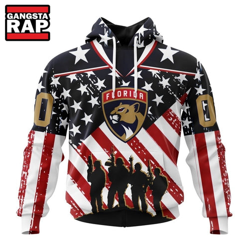 NHL Florida Panthers Specialized Kits For Honor USS Military Hoodie, T Shirt
