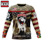 NHL Florida Panthers Specialized Unisex Kits Remember Pearl Harbor Hoodie, T Shirt