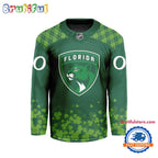 NHL Florida Panthers St.Patrick’s Day New Design Hockey Jersey