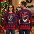 NHL Florida Panthers Ugly Sweater Grateful Dead Ugly Christmas Fleece Sweater