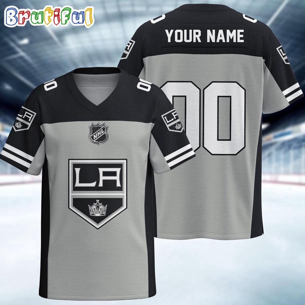 NHL Los Angeles Kings Hockey Team Personalized Football Jersey