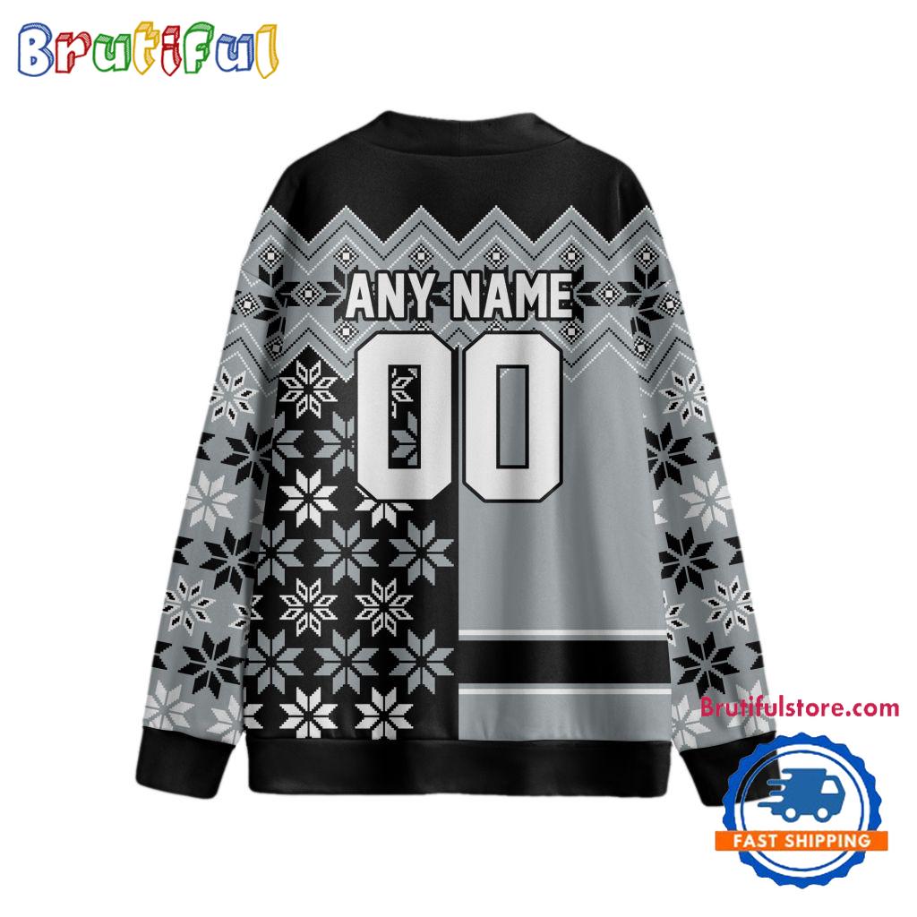 NHL Los Angeles Kings Spcial Ugly Christmas Hockey Design Cardigan, Hockey Fans Cardigan Shirt