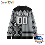 NHL Los Angeles Kings Spcial Ugly Christmas Hockey Design Cardigan, Hockey Fans Cardigan Shirt