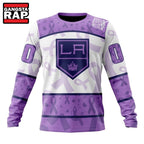 NHL Los Angeles Kings Special Lavender Fight Cancer Hoodie, T Shirt