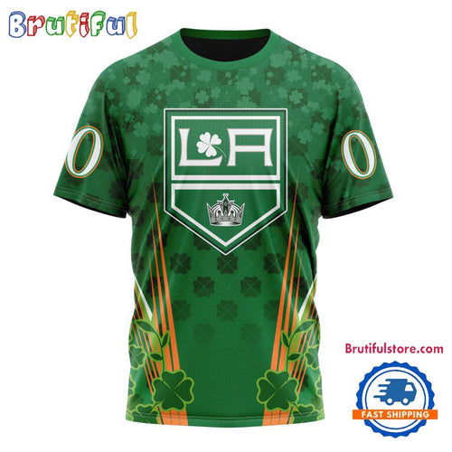 NHL Los Angeles Kings Special St. Patrick’s Day All Over Print Shirts